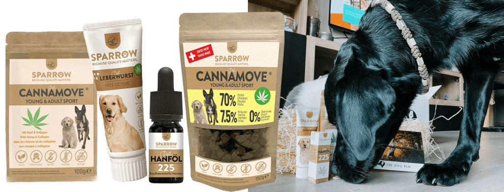 Sparrow pet producten voor de actieve hond